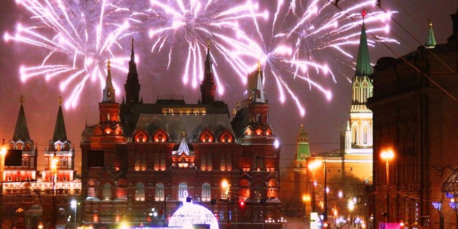 Εορτασμοί της Πρωτοχρονιάς στη Μόσχα