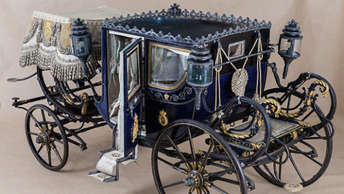 Η άμαξα των παιδιών του Ρωσικού αυτοκράτορα Αλεξάνδρου Β’ στο Κρατικό Ιστορικό Μουσείο της Μόσχας