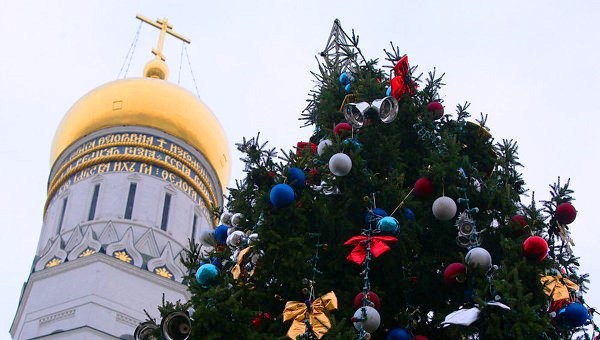Το κύριο χριστουγεννιάτικο δέντρο της Ρωσίας