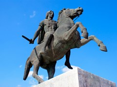 Статуя Олександра Македонського. Салоніки
