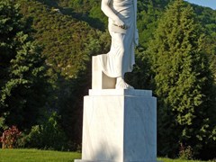Statue in Aristotle's Park Stagira