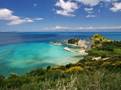 Мыс Драстис на острове Корфу, Греция