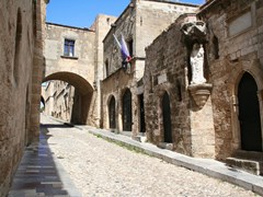 13_Greece.-Rhodos-island.-Old-Rhodos-town.-Street-of-the-Knights-(Now-Embassy-street)