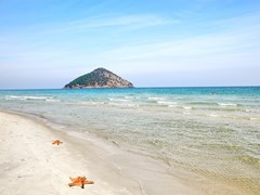 small-paradise beach in greek island