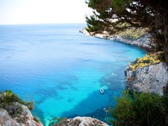 small-Beautiful view of coastline in Zakynthos island Greece