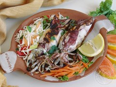 Кальмари. Грецька кухня