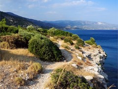 Вид на море з о. Самос, Греція