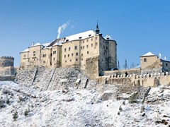 Замок Чешський Штернберг взимку