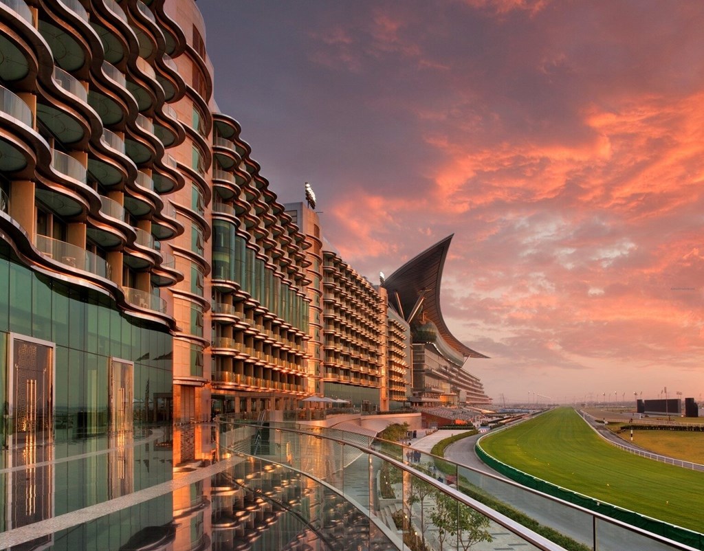 The Meydan Hotel, Dubai: Hotel exterior