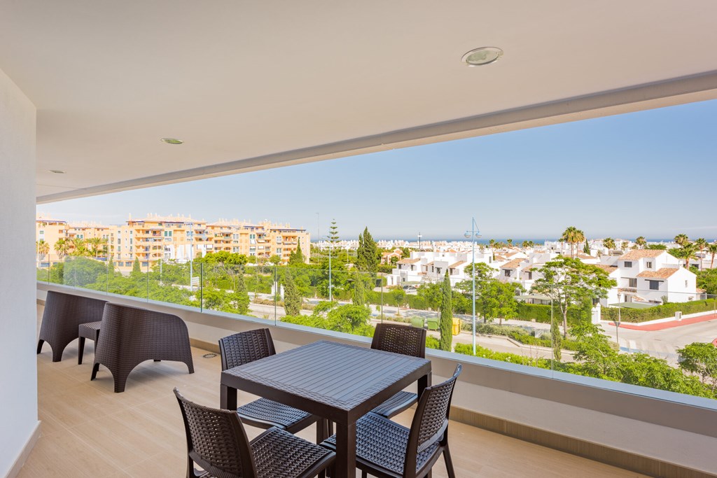 Aqua Apartments Marbella: Terrace