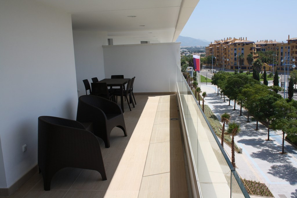 Aqua Apartments Marbella: Terrace