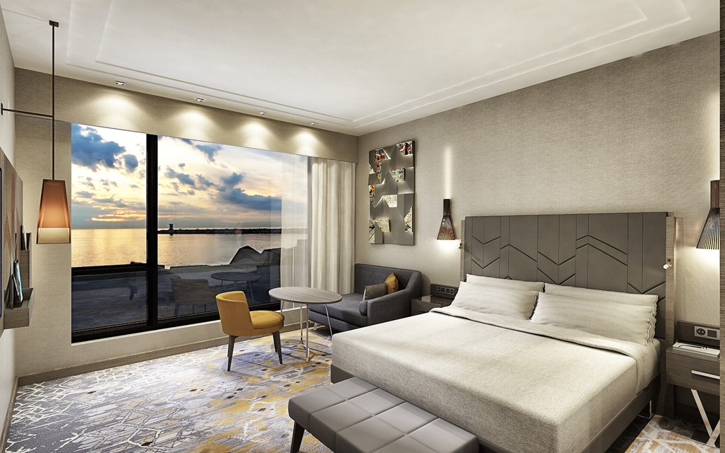 Hilton Istanbul Bakirkoy: Room DOUBLE EXECUTIVE SEA VIEW