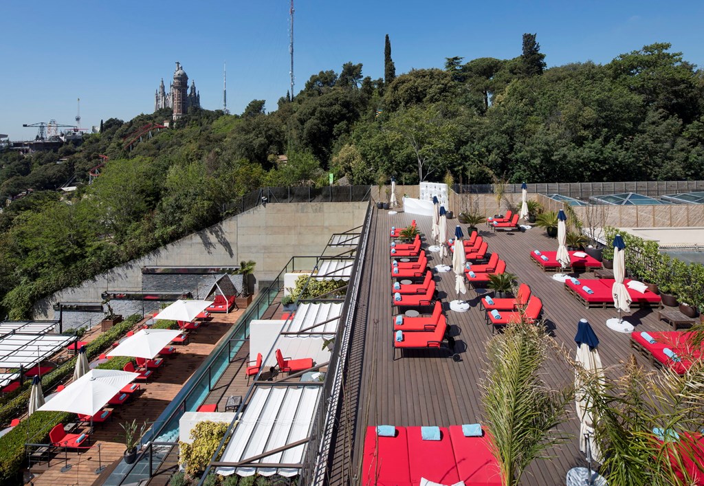 Gran Hotel la Florida: Terrace