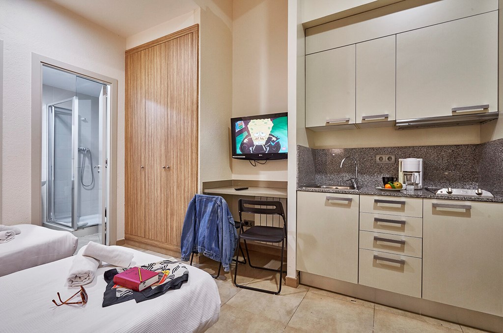 Barcelona Sants Station Apartments: Room STUDIO CAPACITY 2