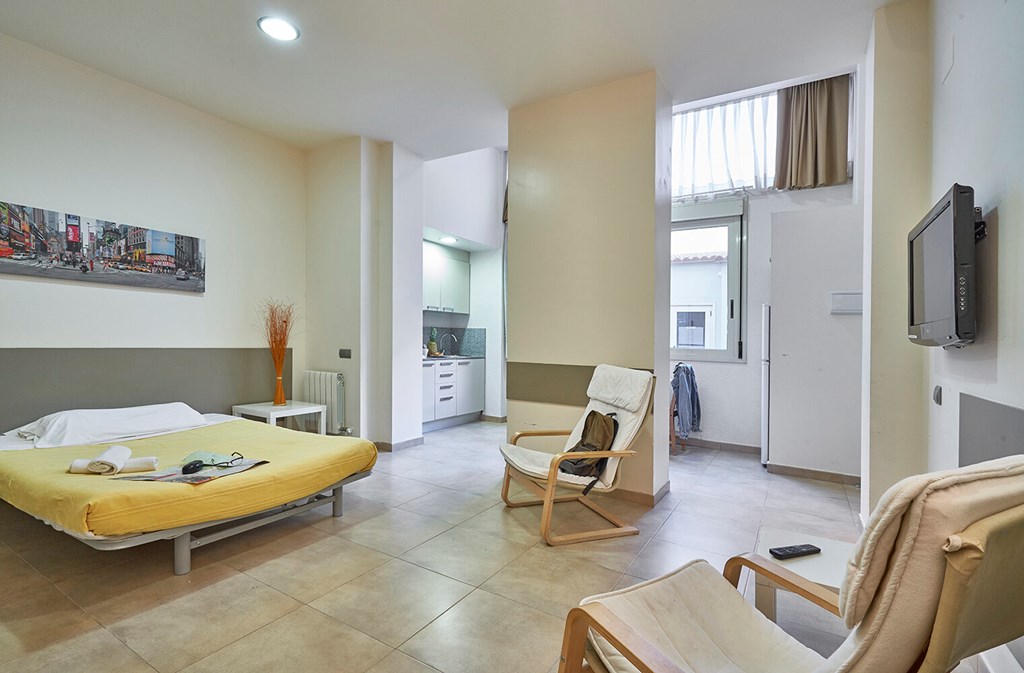 Barcelona Sants Station Apartments: Room STUDIO CAPACITY 2