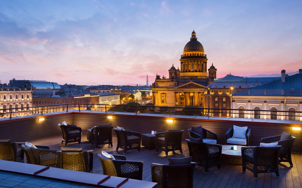 Lotte Hotel St. Petersburg: Terrace
