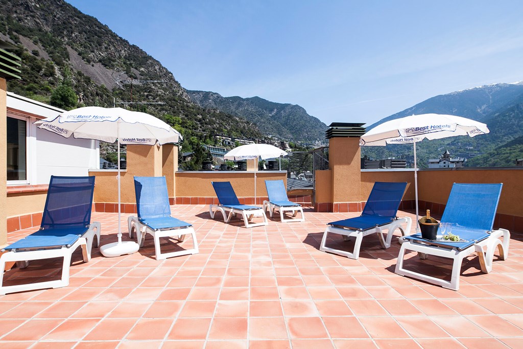 Hotel Andorra Center: Terrace