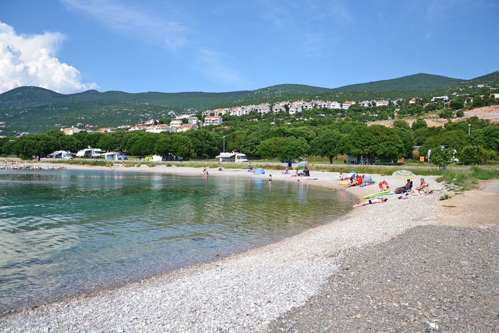 Mobile Homes Mediteran Campsite Klenovica: Beach