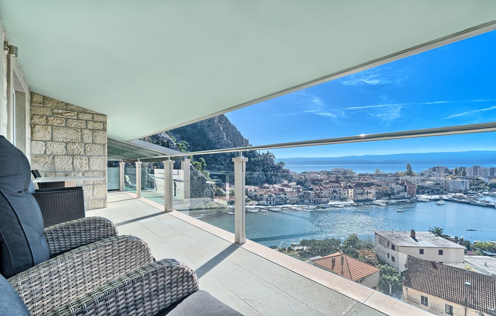 Villa Dvor: Room DOUBLE SINGLE USE SEA VIEW WITH BALCONY