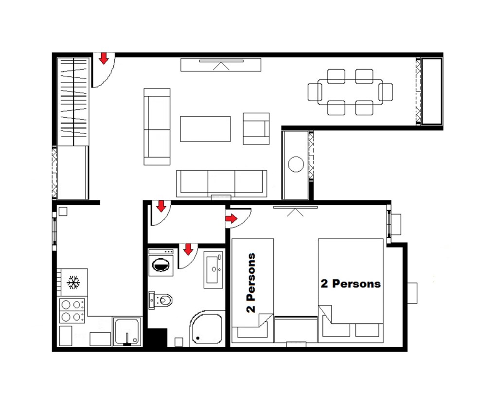 D&D Apartments Budva 1: Room APARTMENT ONE BEDROOM