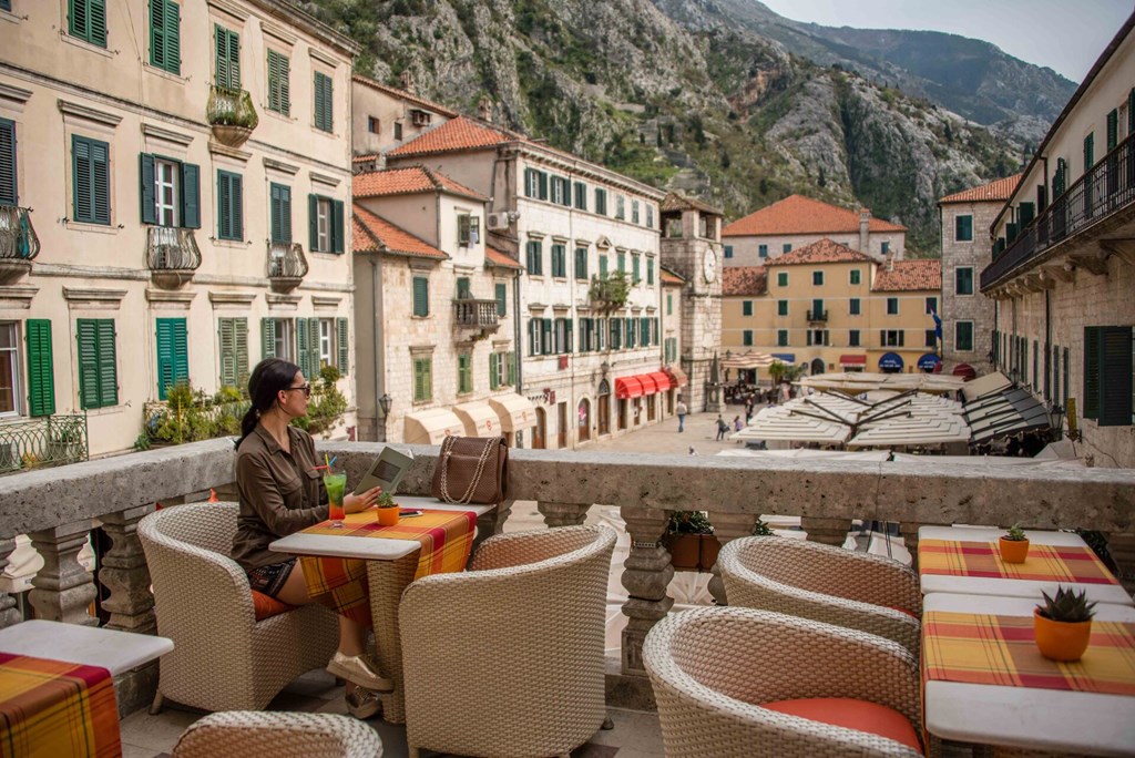 Historic Boutique Hotel Cattaro: Terrace