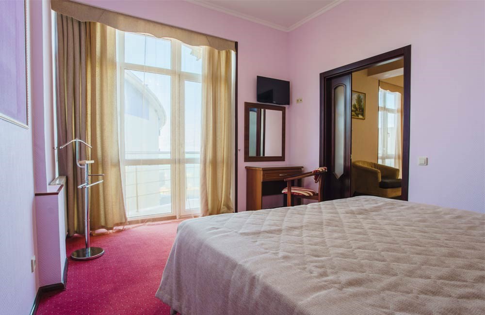 Evraziya (Anapa) Otel`: Стандартный 2-местный 2-комнатный 1-категории (вид на море)