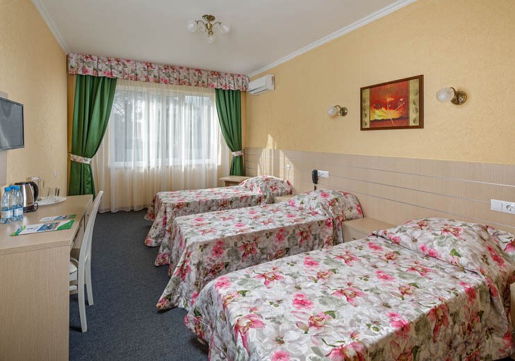 Lazurny`j bereg(Anapa) Park-otel`: Стандартный 3-местный (без балкона)