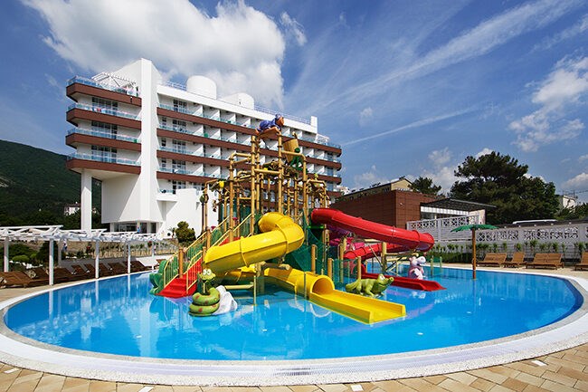 ALEAN FAMILY RESORT & SPA BIARRITZ Otel: Водный комплекс Aquaplay