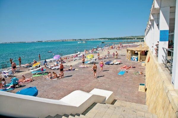 Kristall (Gelendzhik) Hotel-pansionat: Пляж