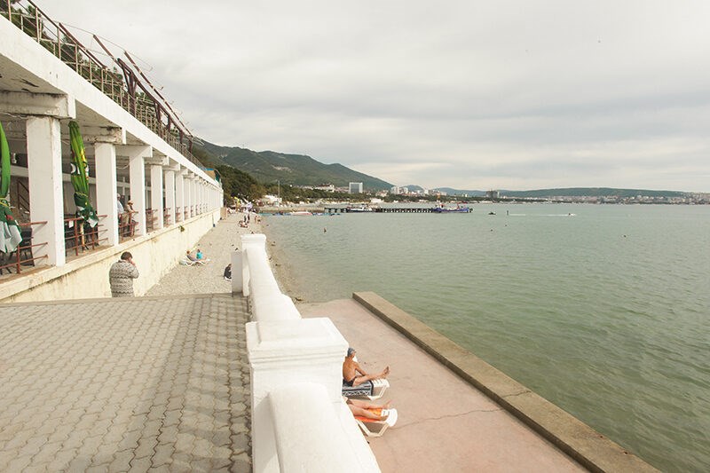 Solnechnaya (Gelendzhik) Lechebno ozdorovitelnyj kompleks: Пляж