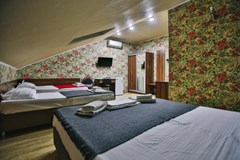 Rus` otel` ( Veseloe) Otel`: Стандартный 4-местный 2 комнатный (1 двуспальная кровать+ диван раскладной) Стандартный 4-местный 2 комнатный - photo 24