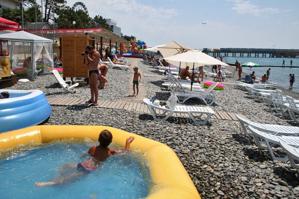 Paradiz na Bestuzheva Otel`: Пляж