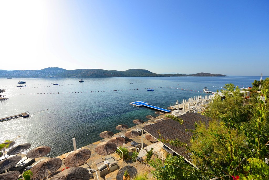 Doria Hotel Bodrum: Beach