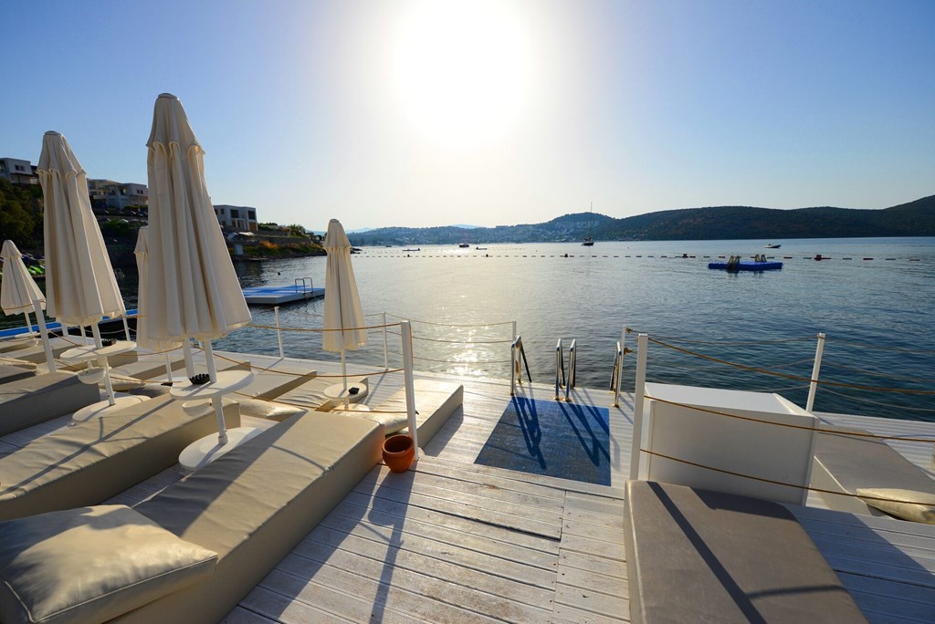 Doria Hotel Bodrum: Beach