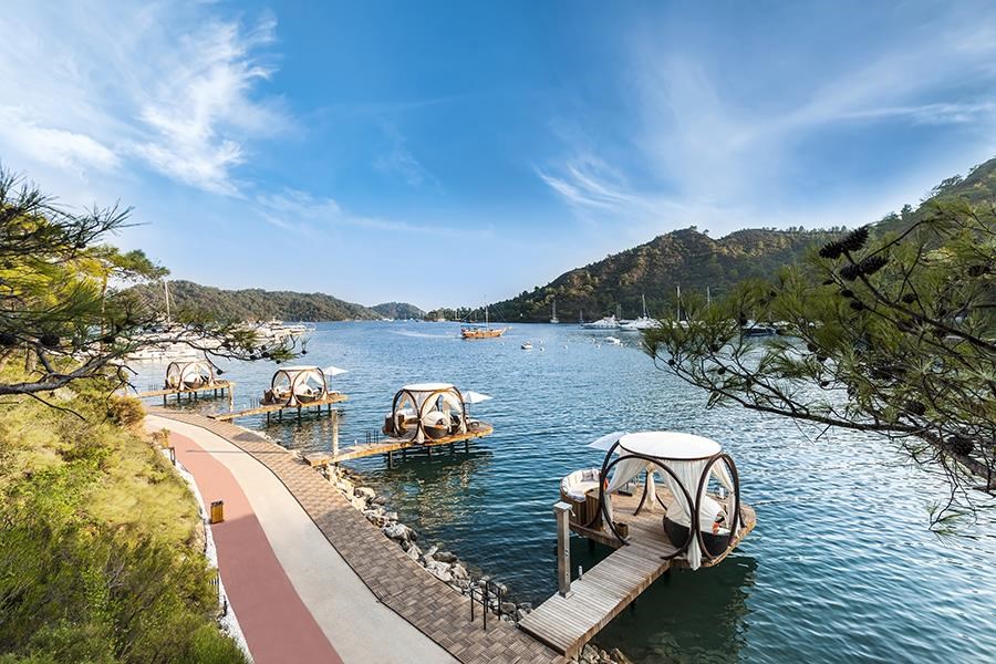 Club Prive By Rixos Gocek: Пляж отеля