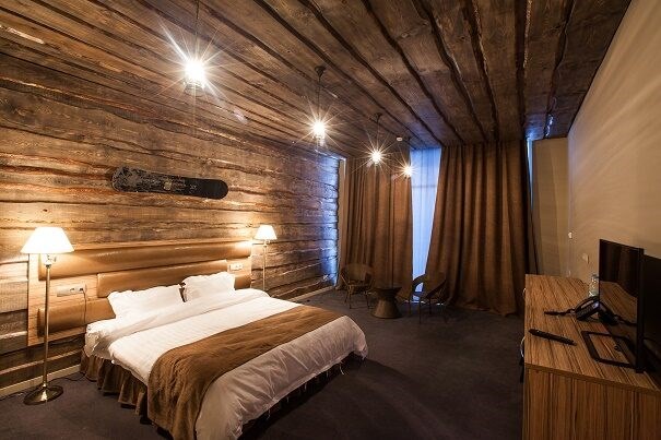Chulkovo klab otel` Otel`: Стандарт 2-местный 1-комнатный с двуспальной кроватью номер с большой кроватью (8)
