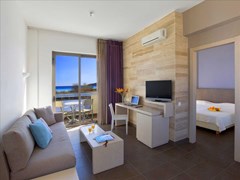 Mikri Poli Rhodes Resort: Suite SSV Living Room - photo 24