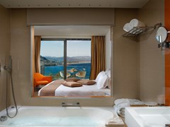 Lindos Blu Luxury Hotel & Suites: Double Room Bathroom - photo 24