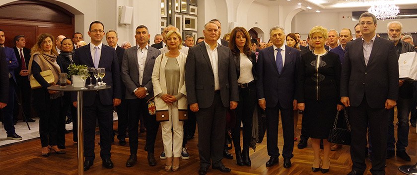 Εκδήλωση Εγκαινίων του επ. Προξενείου της Λευκορωσίας στη Θεσσαλονίκη και παραλαβή εγγράφου διαπίστευσης από τον κ. Μπόρις Μουζενίδη